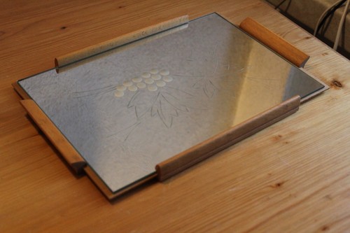 Altes spiegelglas servier - altes,