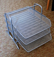 Metall Ablage Schreibtisch TOP-ZUSTAND