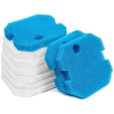 Filterschwämme Blau Weiß