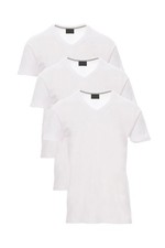 3er Pack Herren T-Shirt V-Ausschnitt V-Neck Kurzarmshirt Kurzarm Shirt Baumwolle