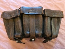 Alte orginal Patronentasche 2.WK K98 gestempelt 1940 Hersteller