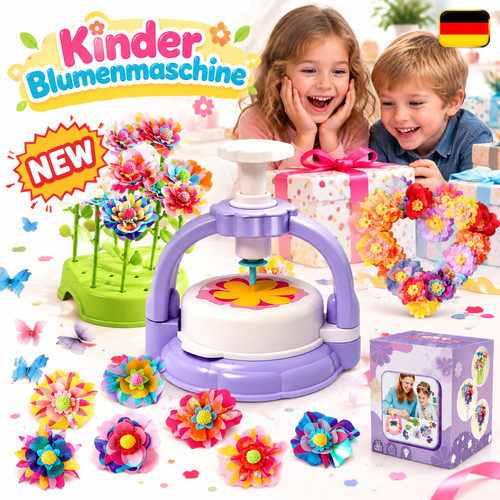 Bastelset kinder blumenpresse - kinder,