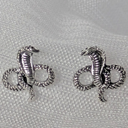 Kobra ohrstecker 925 sterling - kobra,