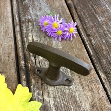 Fenstergriff oval in Eisen