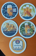 5 Bierdeckel  Paulaner