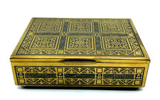 Vintage Messing Zigarettendose