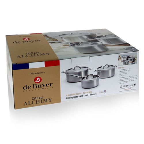 Buyer 6er set - de, edelstahl