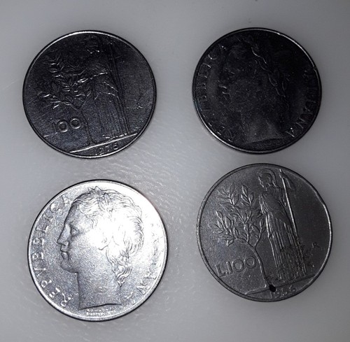 100 lire 4 - 4, italienische