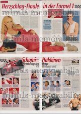 CLIPPING BERICHT Michael Schumacher Formel 1 Verona Pooth Sybille Rauch