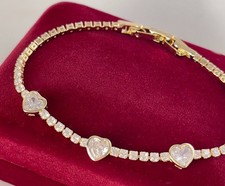 Luxus Herz Tennis Armband