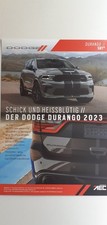 Dodge: Durango 2023 (Prospekt-Blatt); Jan.2023