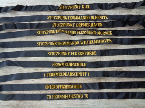 Mützenbänder bundesmarine - 10,