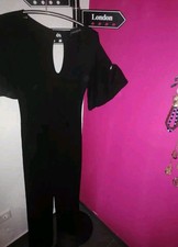 Melrose 38 Overall Jumpsuit Jumper Anzug Chic Elegant Raffung Wunderschöne Ärmel