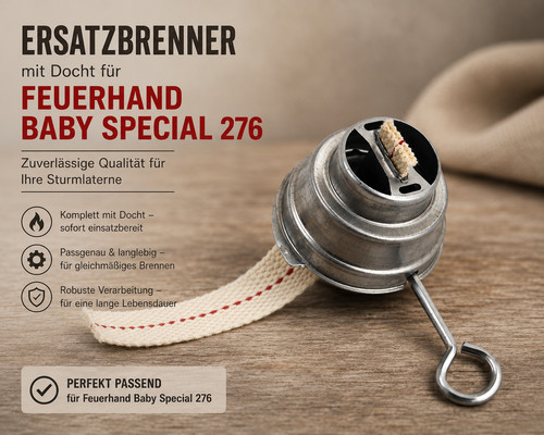 Feuerhand brenner mit docht - brenner,