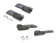4X 17CM Messer für Stiga Park 107M, Villa 92M 107M (2 x rechts + 2 x links)