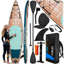 NEO-SPORT Aufblasbar Stand Up Paddle Board SUP Board KommplettSet 350 cm