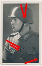 127049 Portraitfoto: Stahlhelm