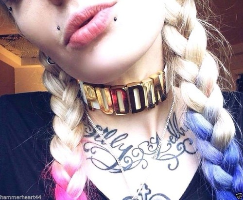 Harley quinn choker - choker, inspiriert