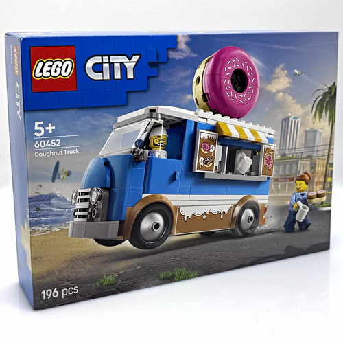 Lego city 60452 doughnut - doughnut, truck
