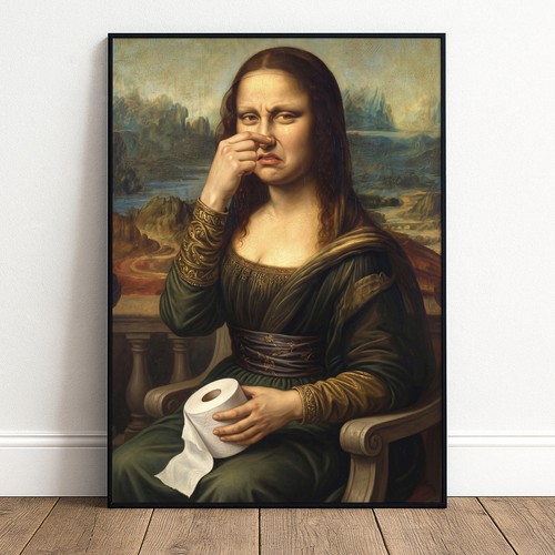 Mona lisa poster lustig - lustig, kaffee