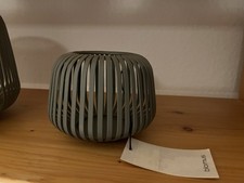 BLOMUS LITO - Laterne - Windlicht - Größe XS 13,5 cm x 10 cm - Farbe: steel gray