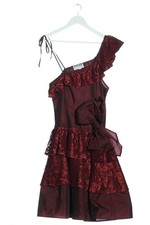 ELKONT Cocktailkleid Damen Kleid Gr. DE 38 bronzefarben-rot Elegant