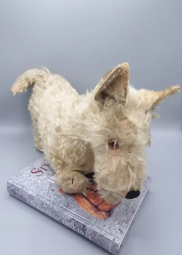 Steiff sealyham hund weiß - sealyham,