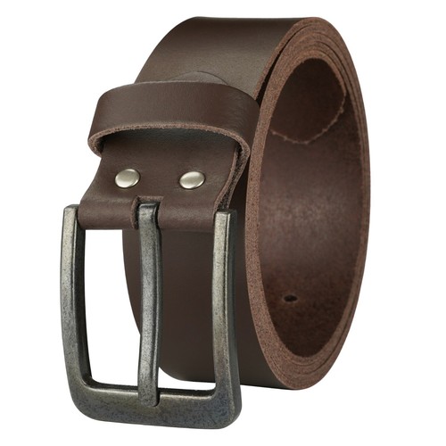 Gürtel leder braun 4cm breit - gürtel,