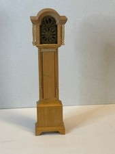 Mini Mundus Chippendale Dielenuhr Naturholz – Standuhr 'Simon Willard'