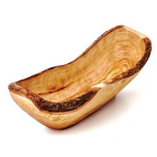 Baguetteschale aus Olivenholz