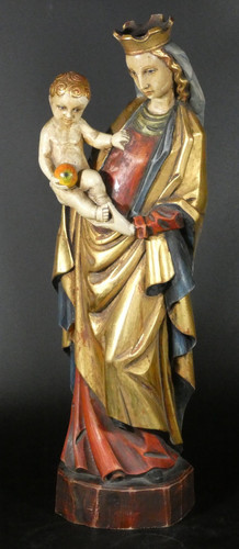 Holzfigur heiligenfigur - holzfigur,