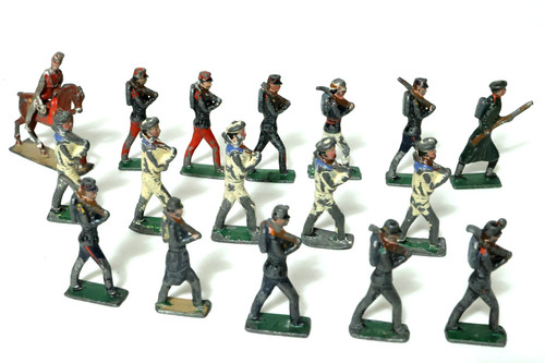 Alte zinnsoldaten figuren - zinnsoldaten,