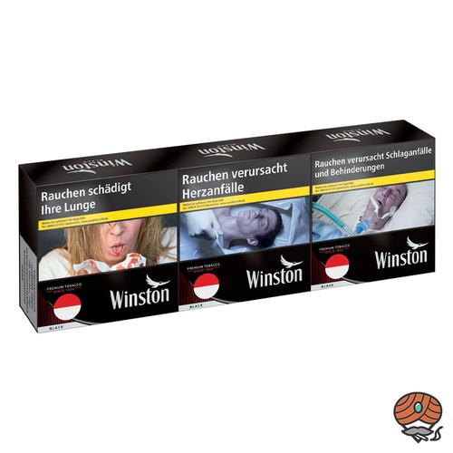 Winston black schwarz - winston, black/