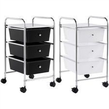 Badtrolley Rollcontainer Küchenwagen Badrollwagen Servierwagen Schubladenschrank