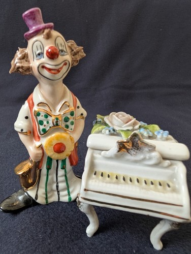 Porzellan figur clown - clown, von