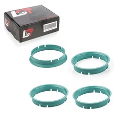 4x Zentrierringe Türkis für