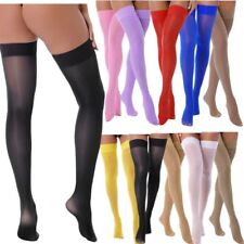 DE Freebily Damen Spitze Halterlose Strümpfe Overknee Kniestrümpfe Leggings