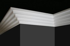 40 m + 8 Ecken Styroporleisten Zierleisten Stuckleisten Zierprofile Stuck K21
