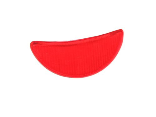 Rotes glas fã - rotes, hintere