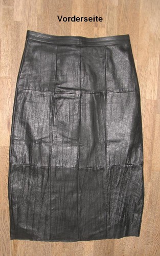 Gut knielanger lederrock - knielanger,
