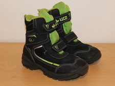 Lico Winterschuhe Größe 30 schwarz grün Klettverschluss