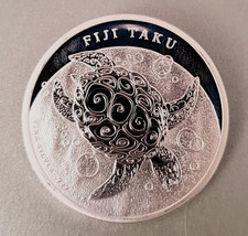 Silbermünze Schildkröte