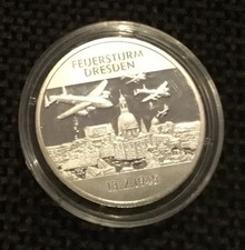 Münze Medaille Feuersturm