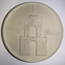 Porzellan Medaille MfS Ministerium für Staatssicherheit Dzierzynski