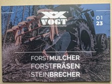 VOGT Anbau Forst Mulcher Fräsen Steinbrecher für Traktoren Prospekt Schlepper 