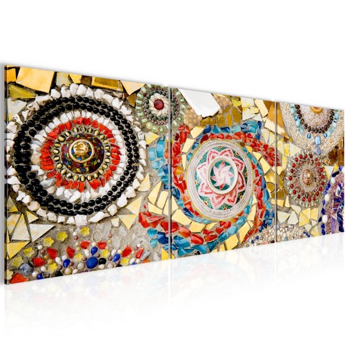 Wandbilder set abstrakt mosaik - wandbilder,