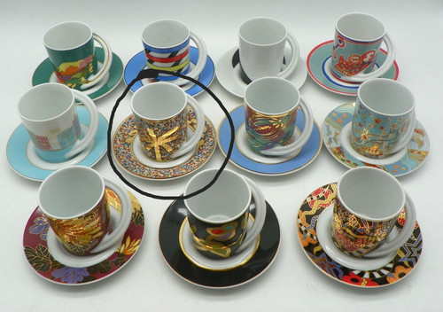 Espressotasse mit untertasse - espressotasse,