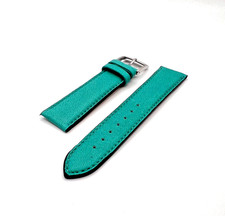 Uhrenarmband Leder KAUFMANN „Sauvage“ aus Kalbleder 20 mm grün, Made in Germany