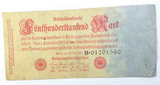 Banknote Deutsches Reich, Inflation, 500.000 Mark, 25. Juli 1923.