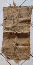 Jutesack Bohnen von 1947/1948 Aus USA Luftbrücke Berlin Vintage